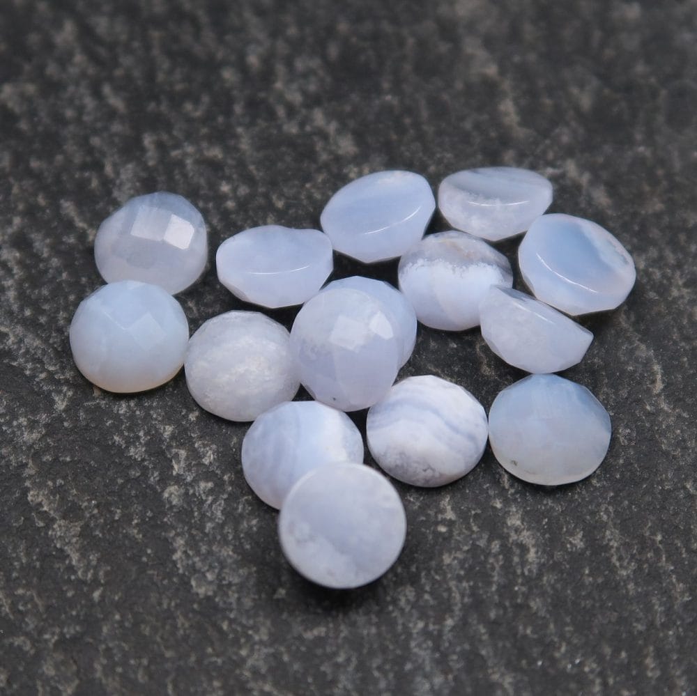 blue lace agate cabochons for jewellery making 5