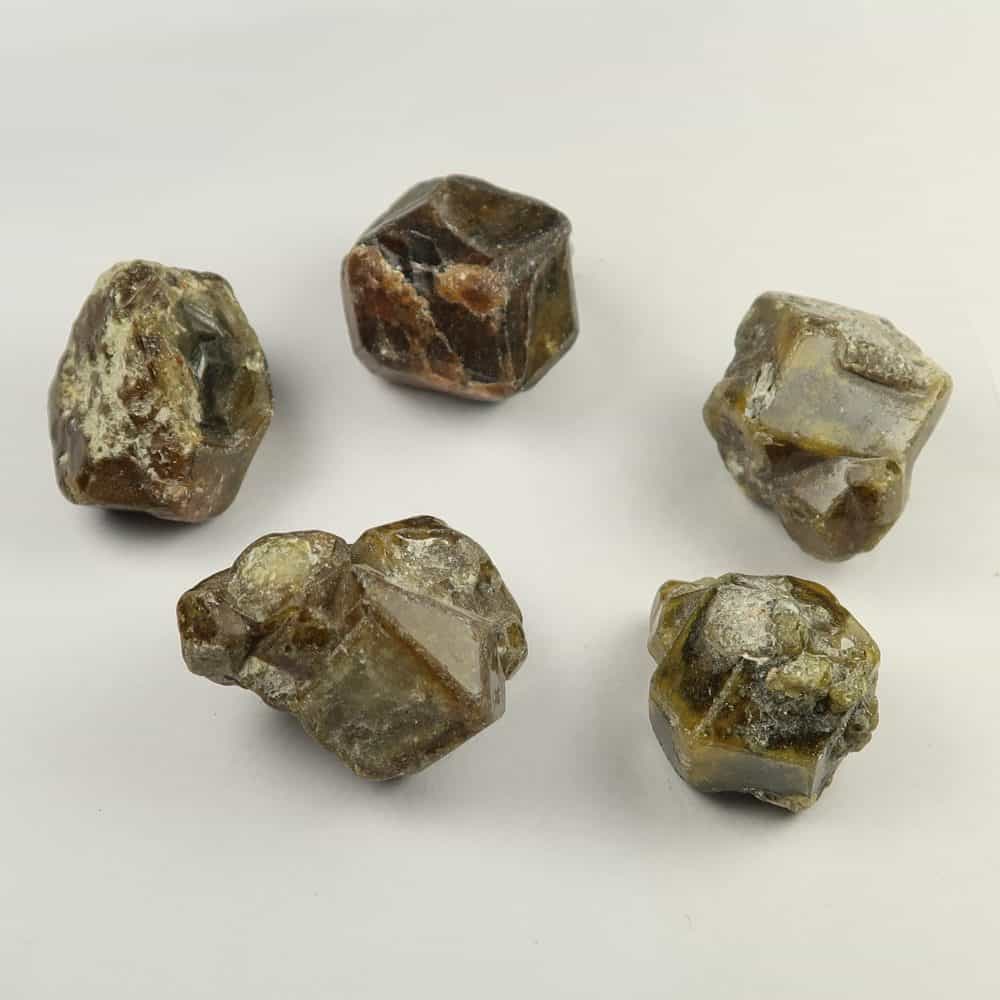 garnet crystals (grossular)