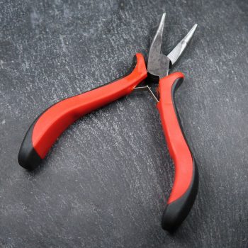 red and black bent nose pliers for jewellery making 2
