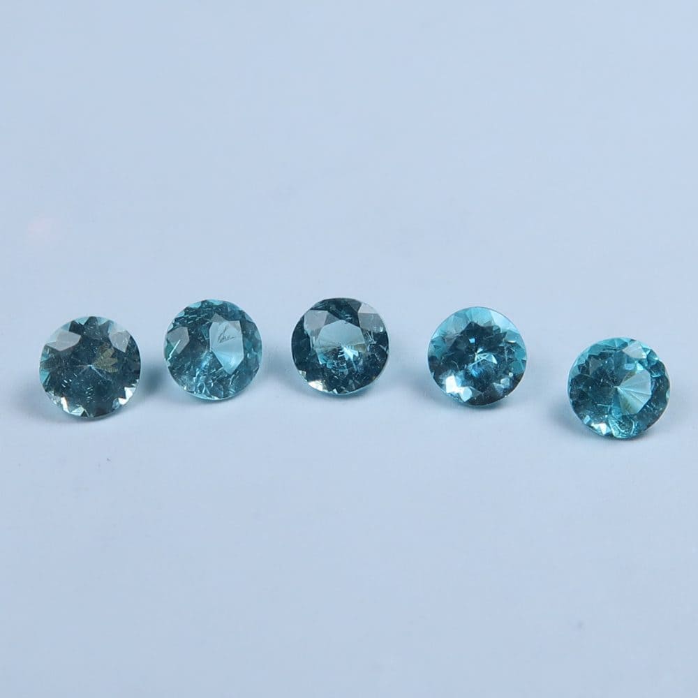 faceted blue apatite for jewellery making 2