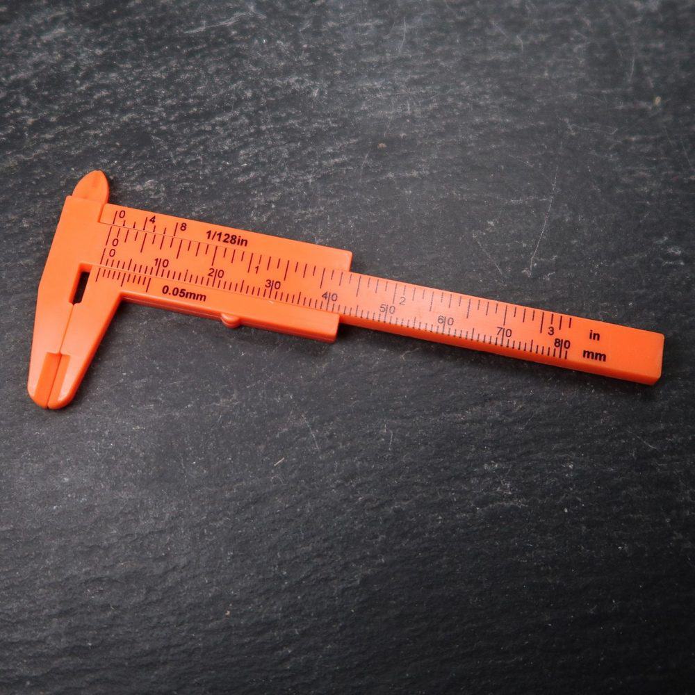 mini plastic vernier calipers for jewellery and crafts