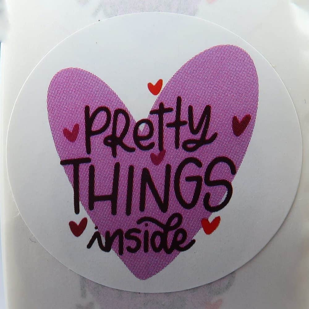 pretty things inside stickers for packages and parcels 12