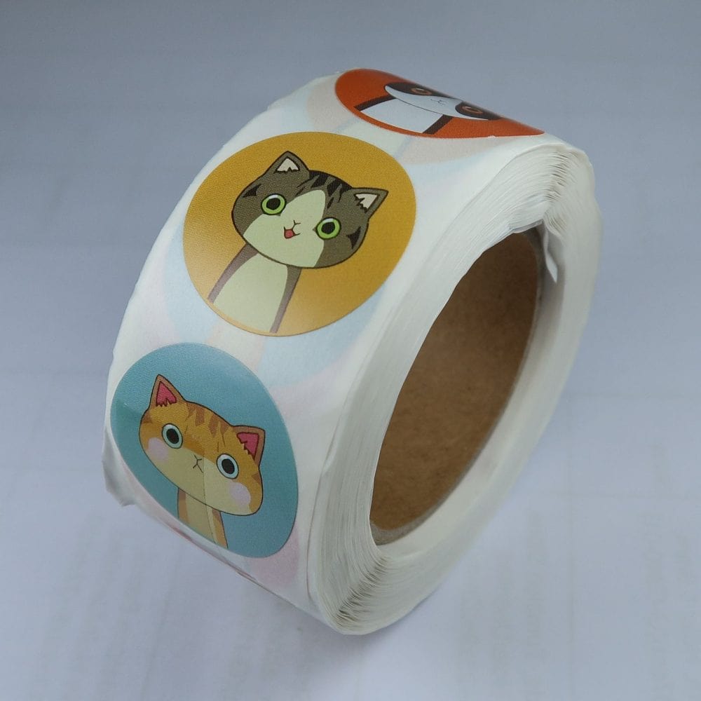 cute cat stickers for packages and parcels 2