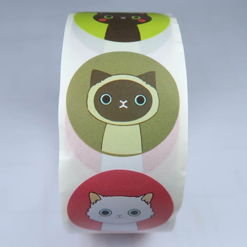 cute cat stickers for packages and parcels 8