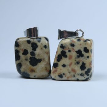 dalmatian jasper pendants for jewellery makers