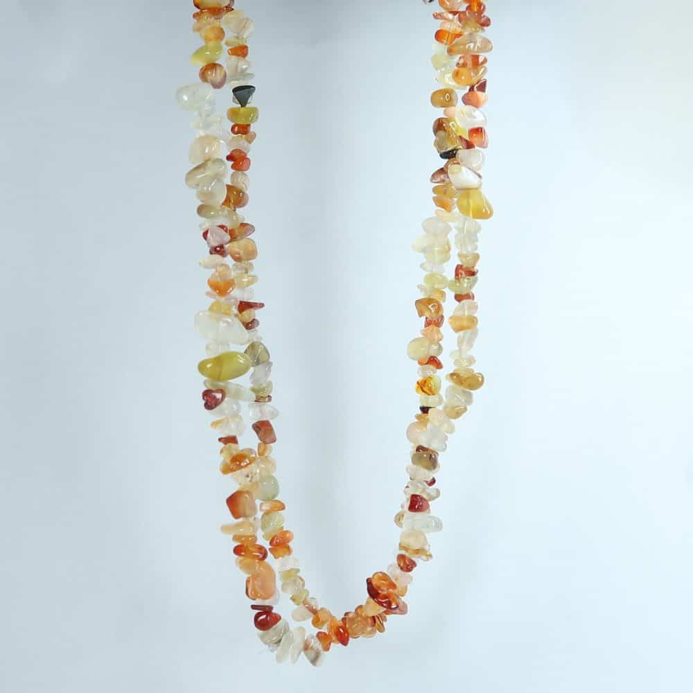 agate necklaces (botswana)