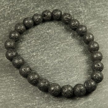 lava round beaded bracelets