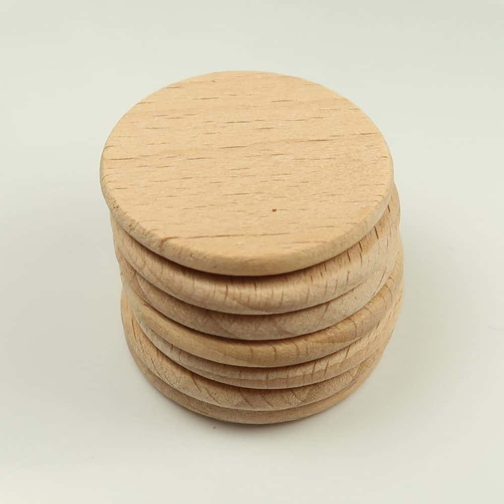 wooden discs for pyrography and crafts beech circles for crafts 2