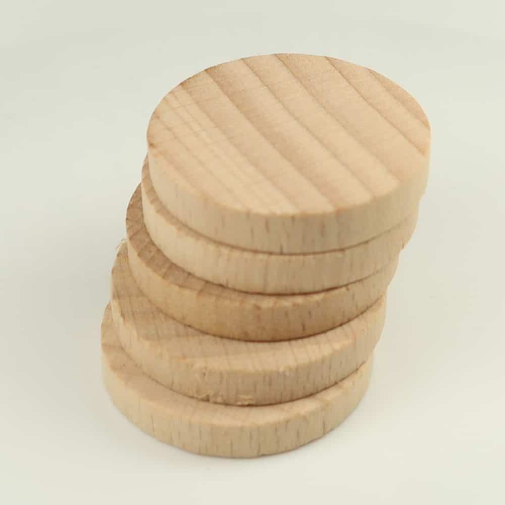 wooden discs for pyrography and crafts 2