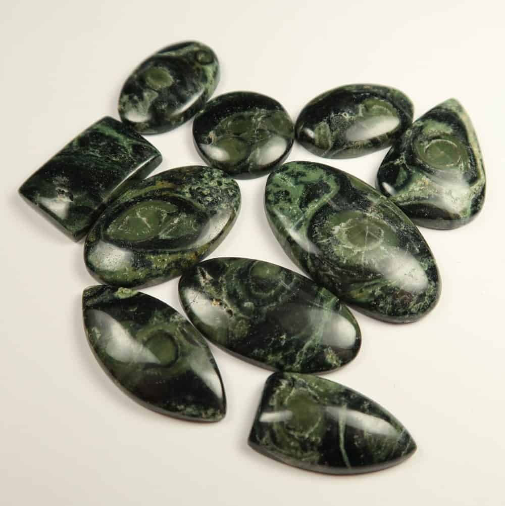 kambaba rhyolite cabochon parcels for jewellery making 3