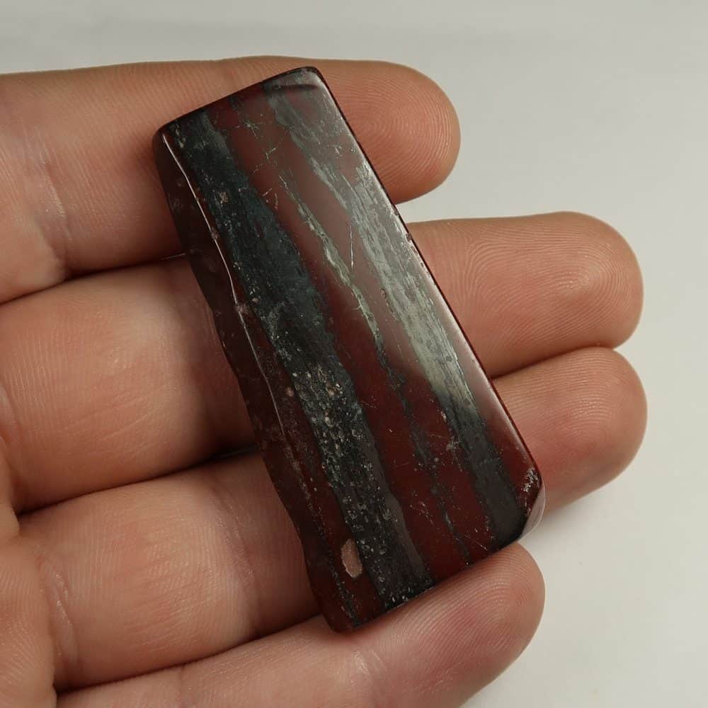 tigers eye polished slices (red)