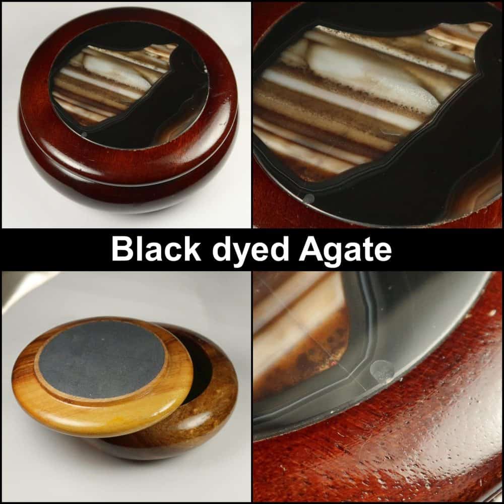 agate lidded boxes