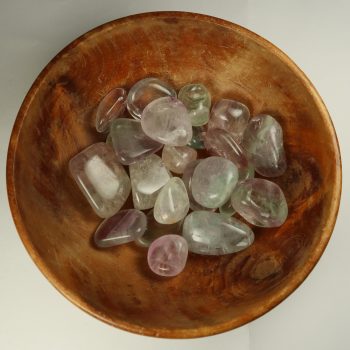 fluorite tumblestones (clear/pale)
