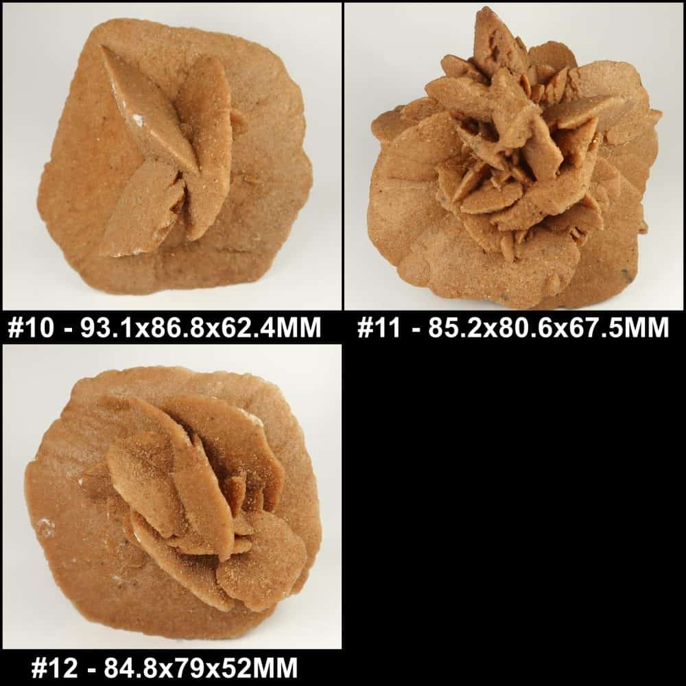 desert rose mineral specimens collage 10 13