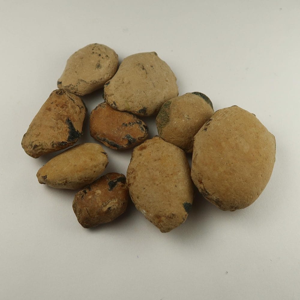 crab nodules for fossil preperation