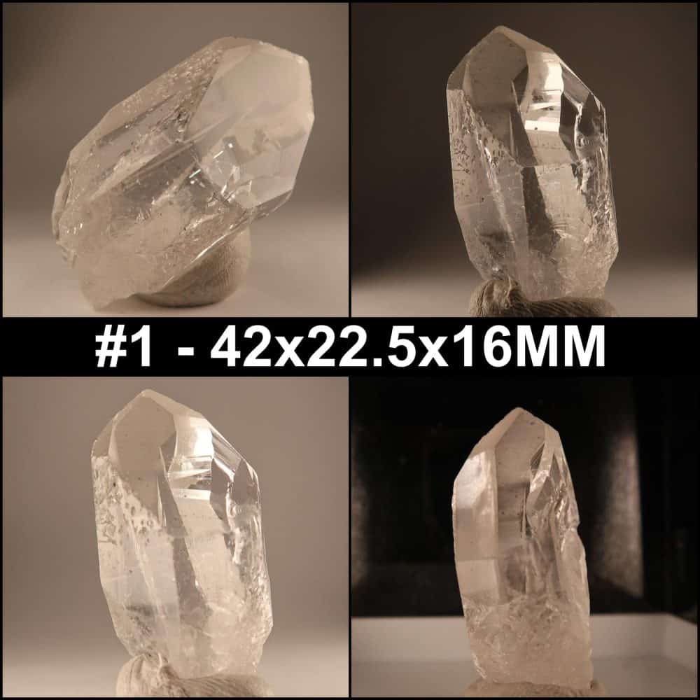 quartz specimens (channeling quartz)