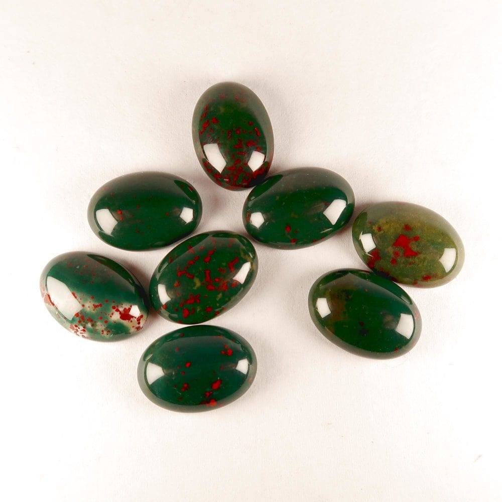 bloodstone cabochons for jewellery making 13