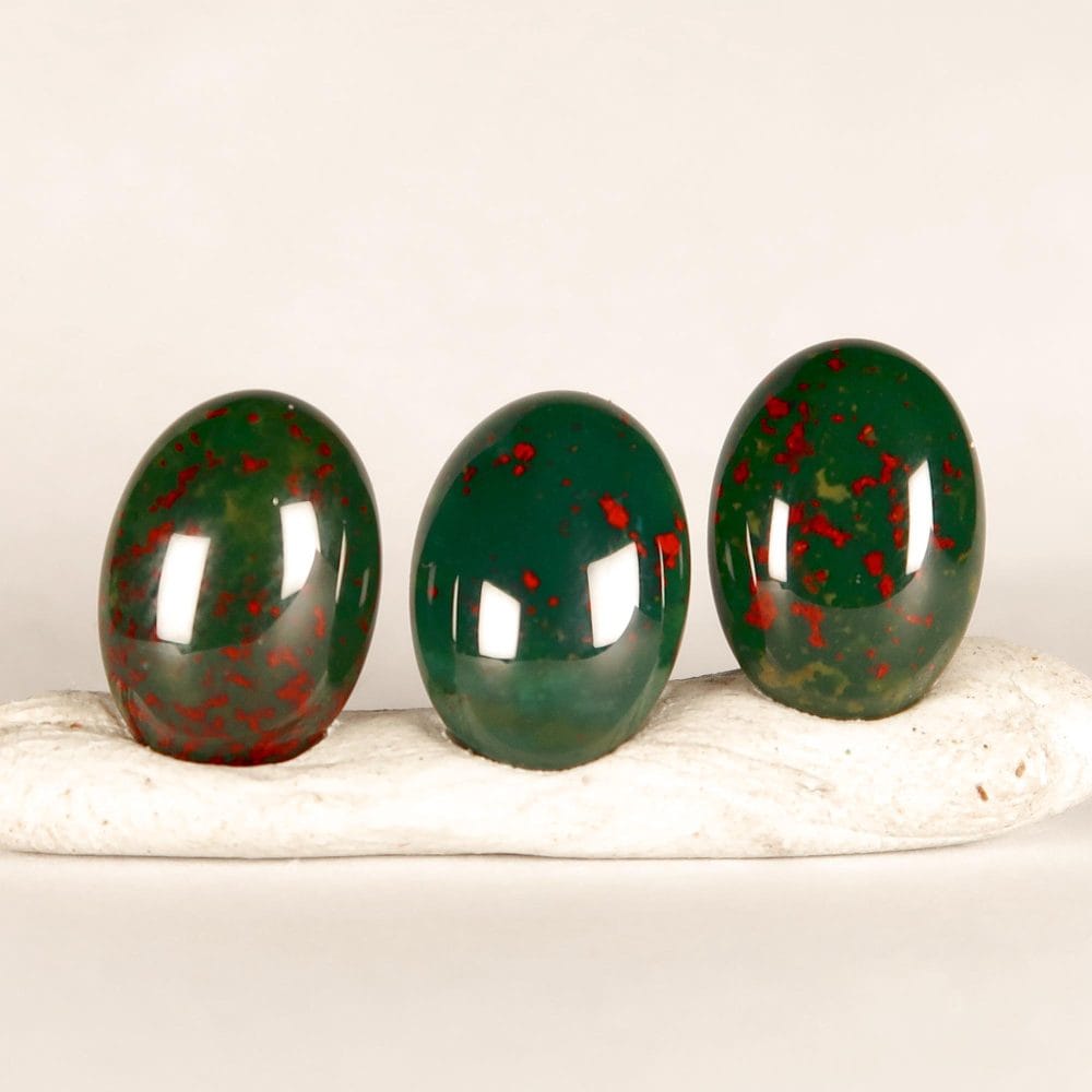 bloodstone cabochons for jewellery making 2