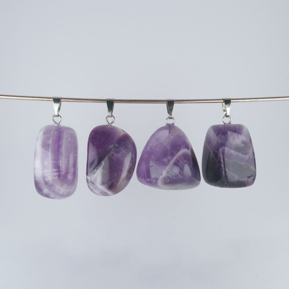 amethyst pendants (chevron)