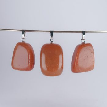 aventurine pendants (red/brown)