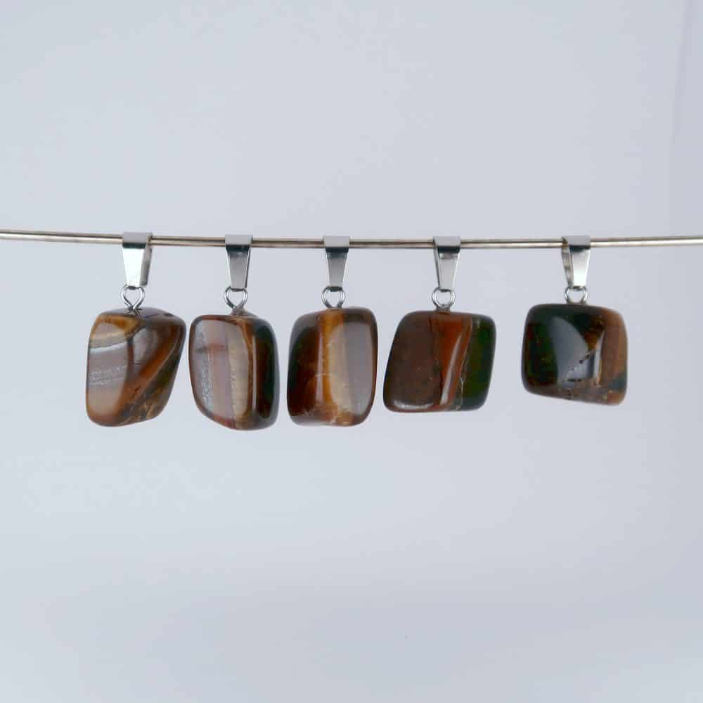 tiger iron pendants