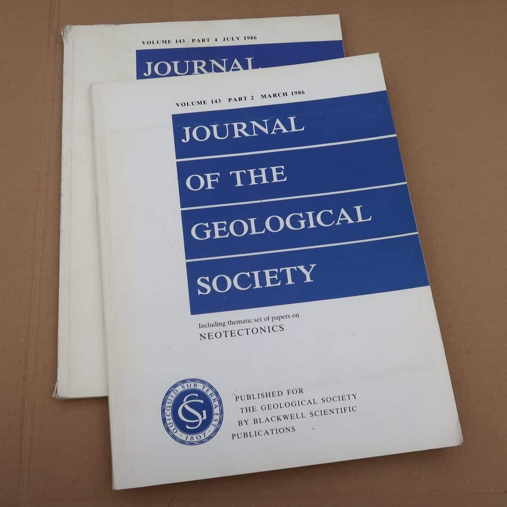 journal of the geological society: volume 143, part 2 and 4