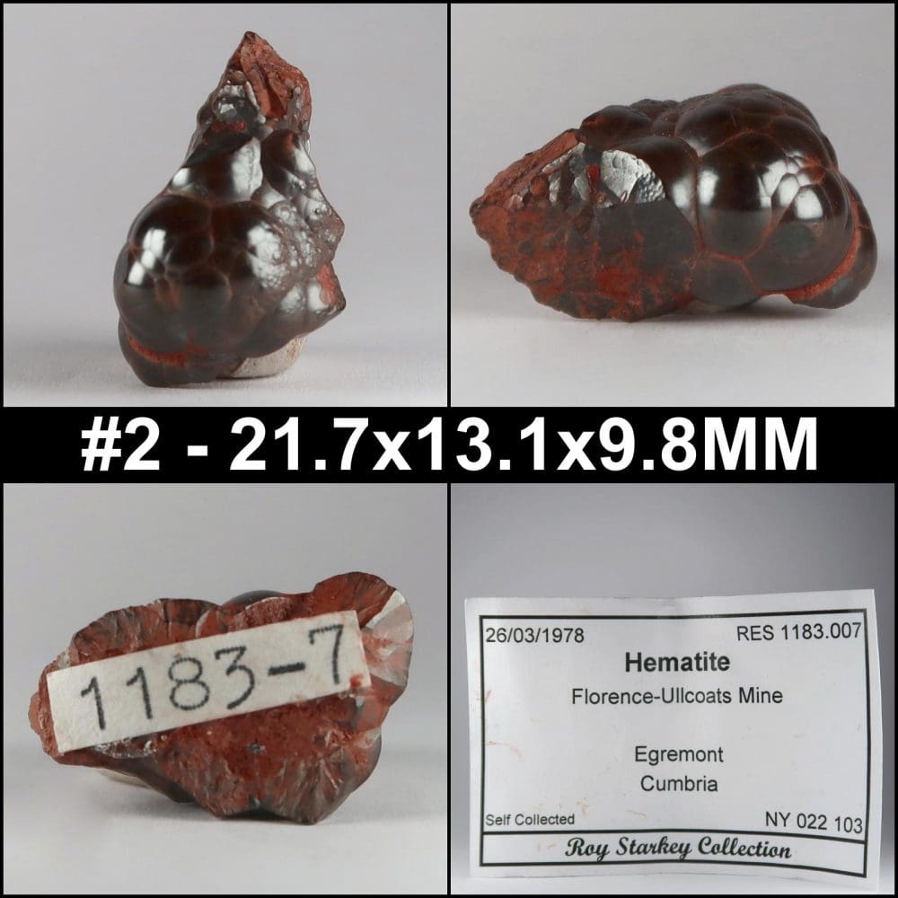 hematite from florence ullcoats mine collage 2