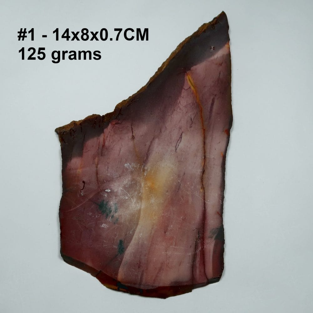 mookaite slices for lapidary