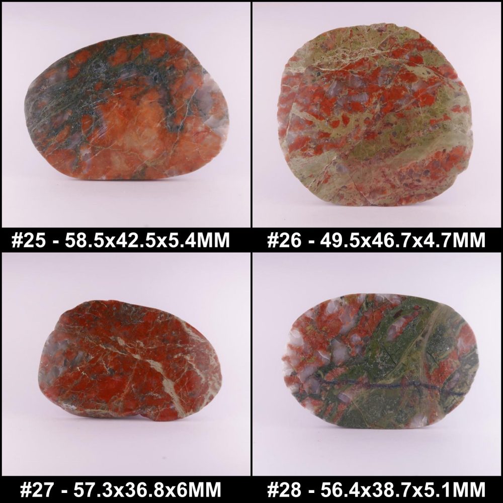 polished lewisian gneiss slices