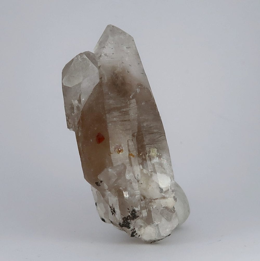 quartz with garnet inclusions (smoky)