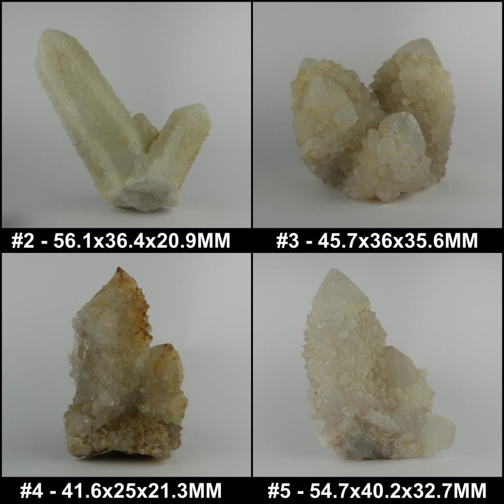 cactus spirit quartz specimens from south africa collage 2 5