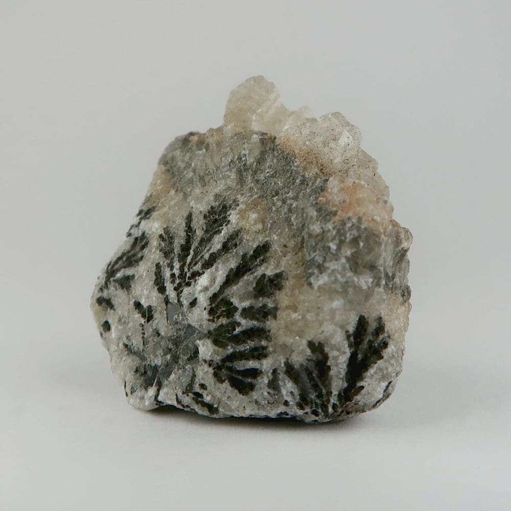 Manganese dendrites in Calcite, Oughoud, Morocco