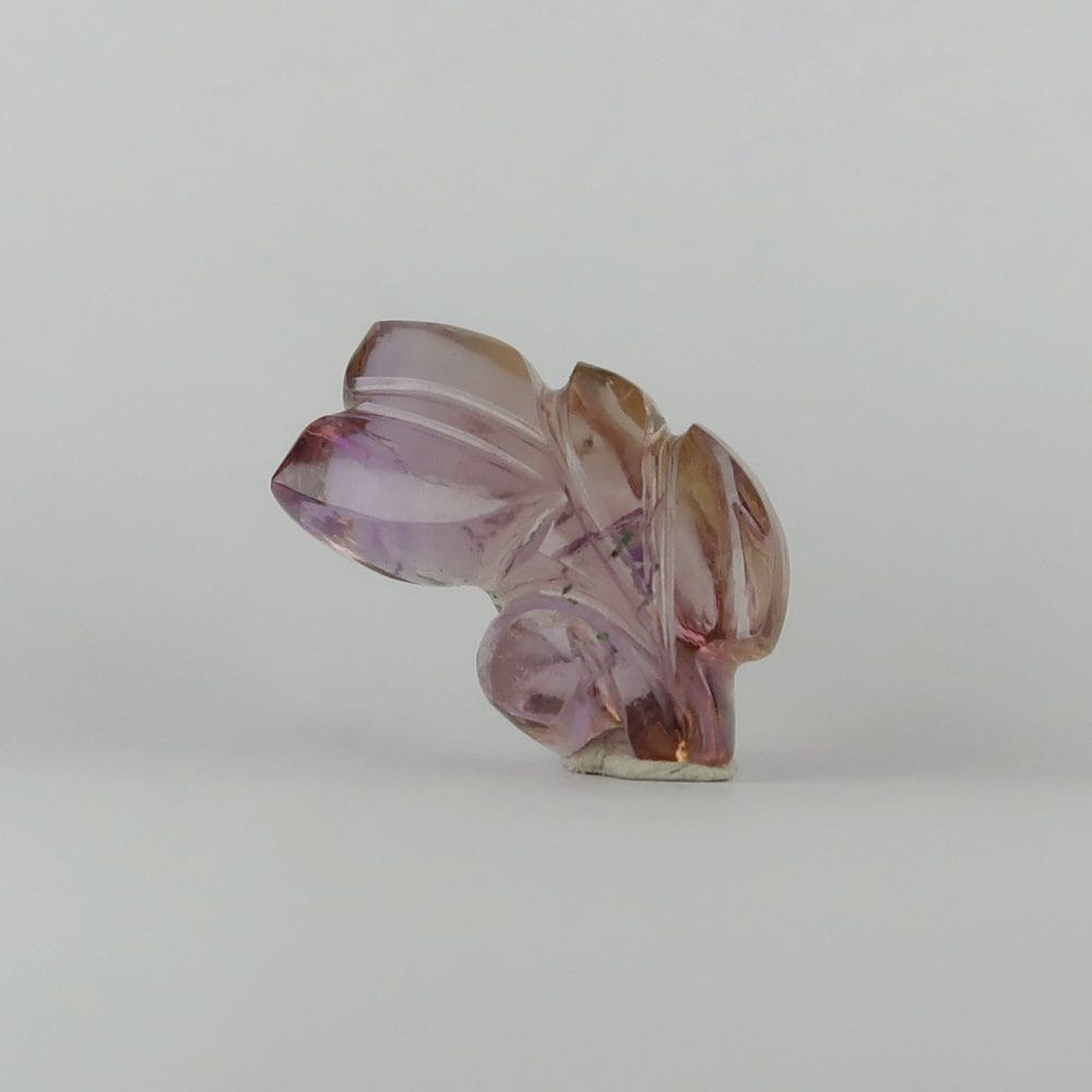 ametrine plant and leaf carvings amethyst and citrine 21