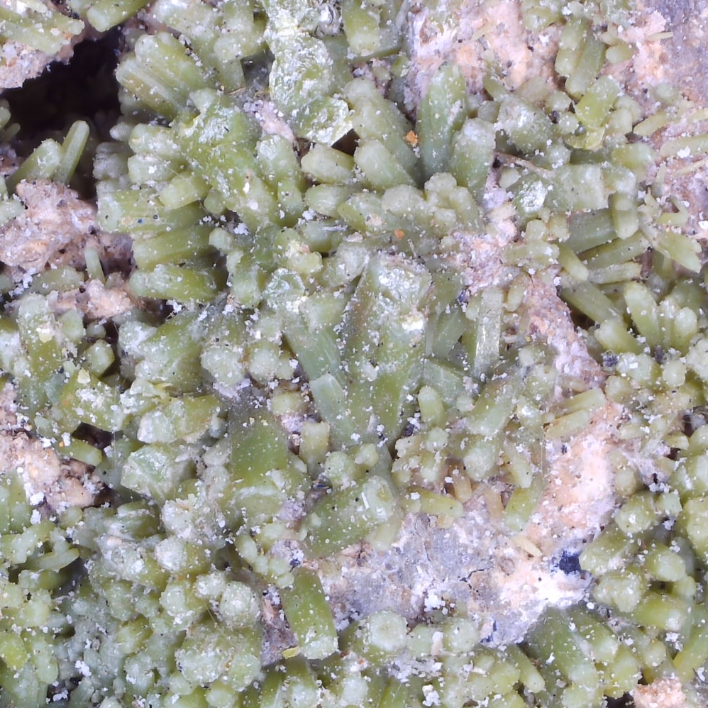 pyromorphite specimens from burgham mine, shropshire