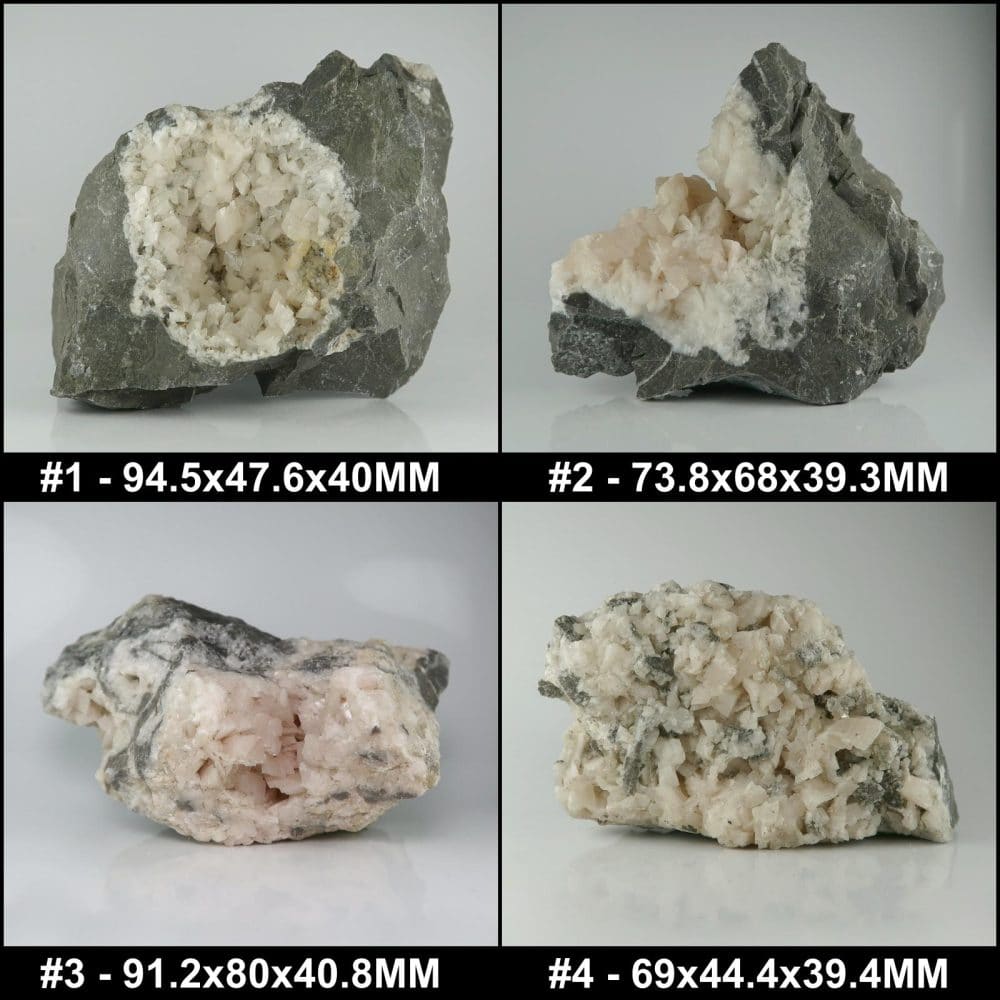 dolomite specimens from croix de pallières, saint félix de pallières, gard, france