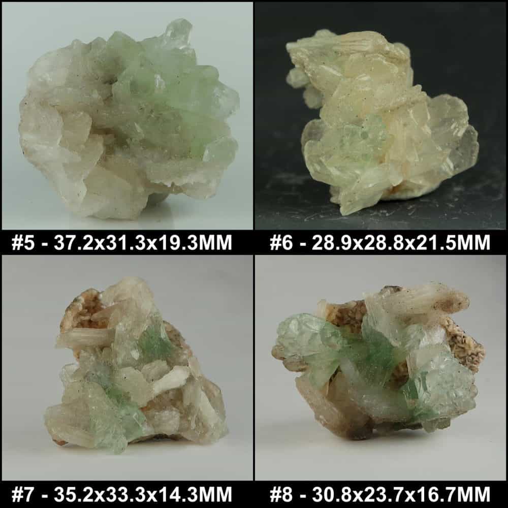 stilbite and heulandite mineral specimens
