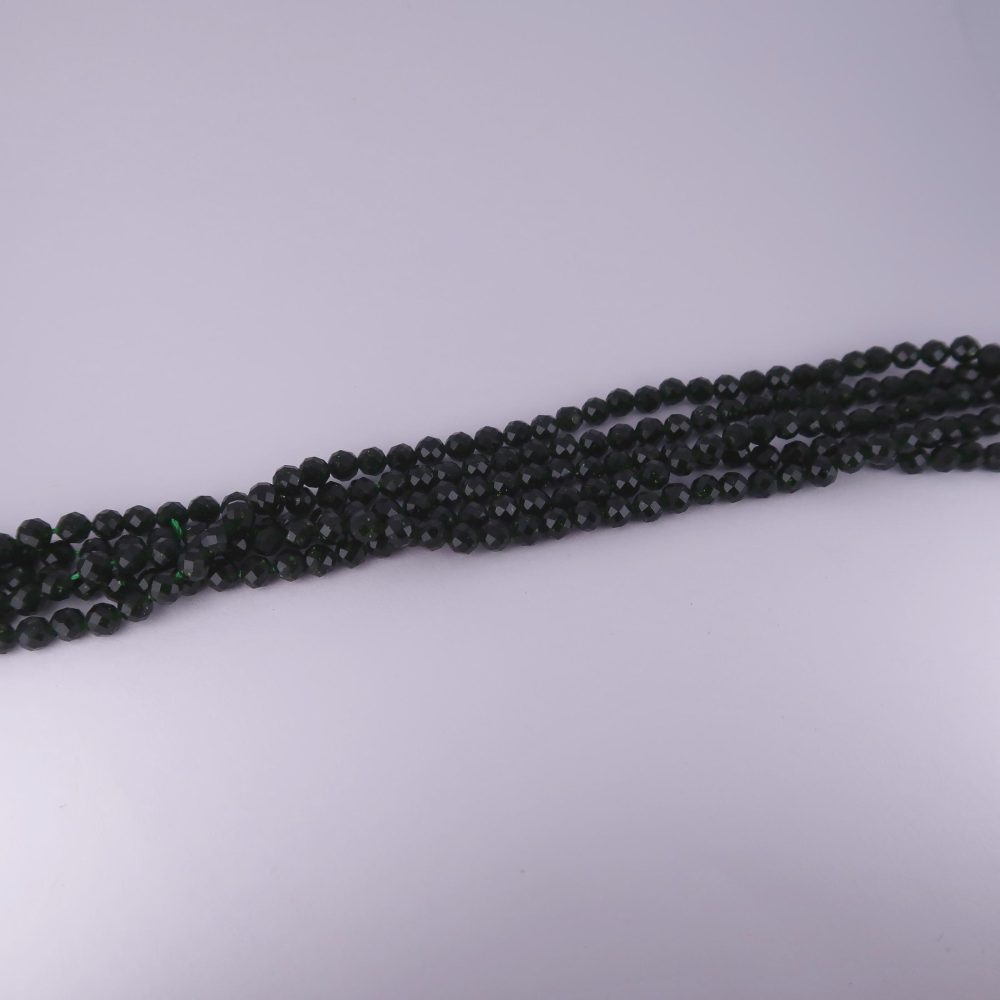 goldstone bead strands (green)