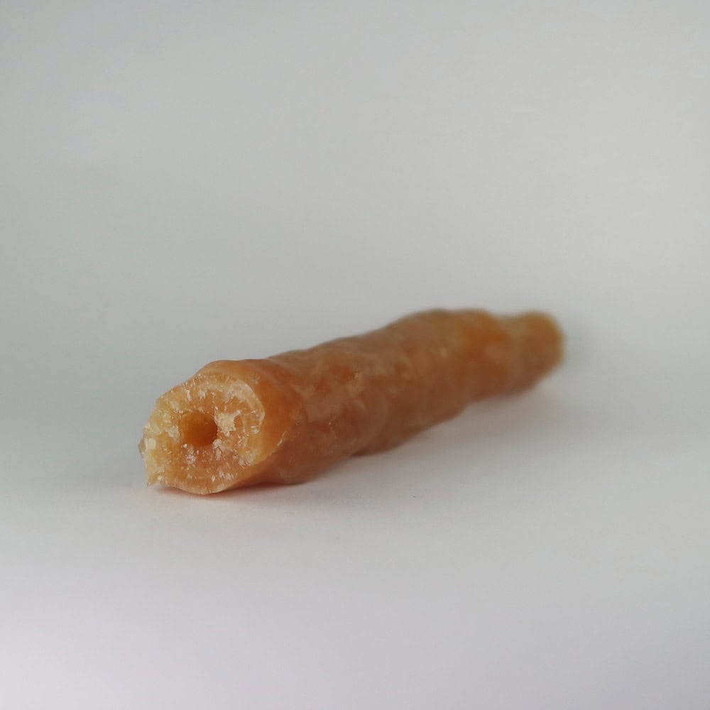 calcite stalactite from coombefield quarry, dorset