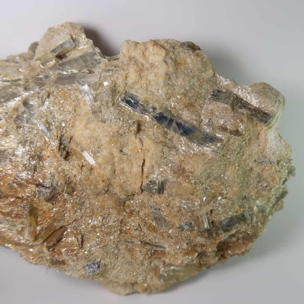 kyanite from varzo, piedmont, italy