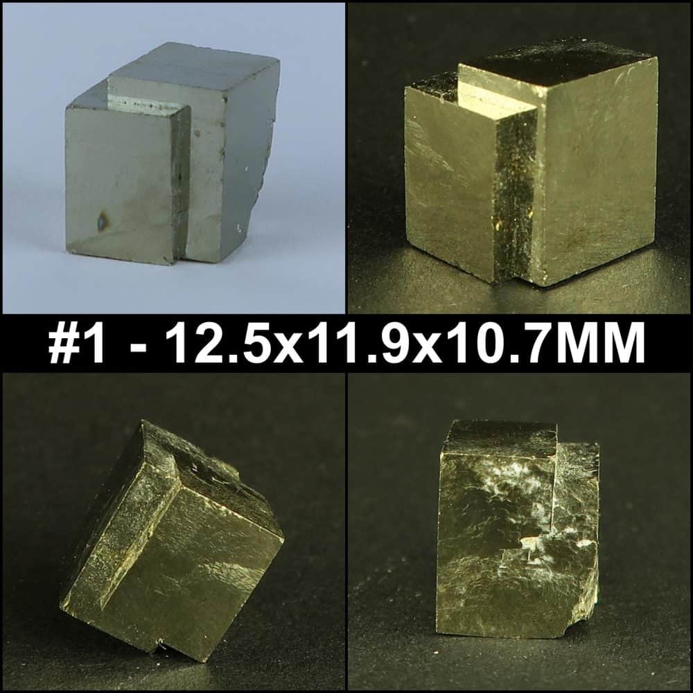 pyrite cubes from la rioja, spain collage 1