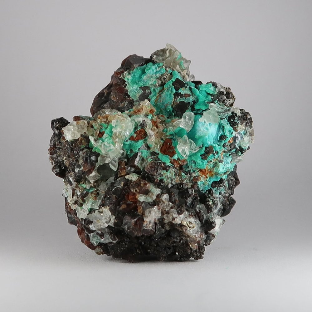 andradite garnet and chrysocolla from kharan, pakistan