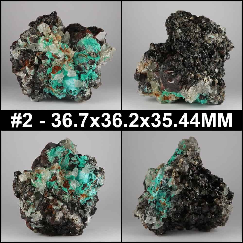 andradite garnet and chrysocolla from kharan, pakistan