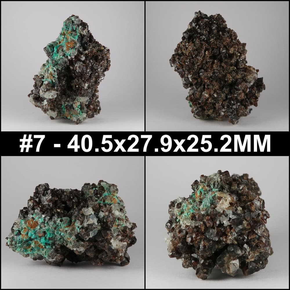 andradite garnet and chrysocolla from kharan, pakistan