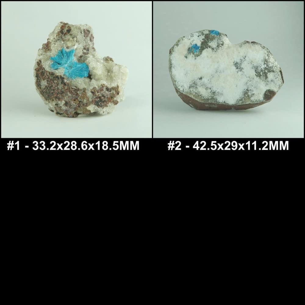 cavansite specimens from pune, india collage 1 2