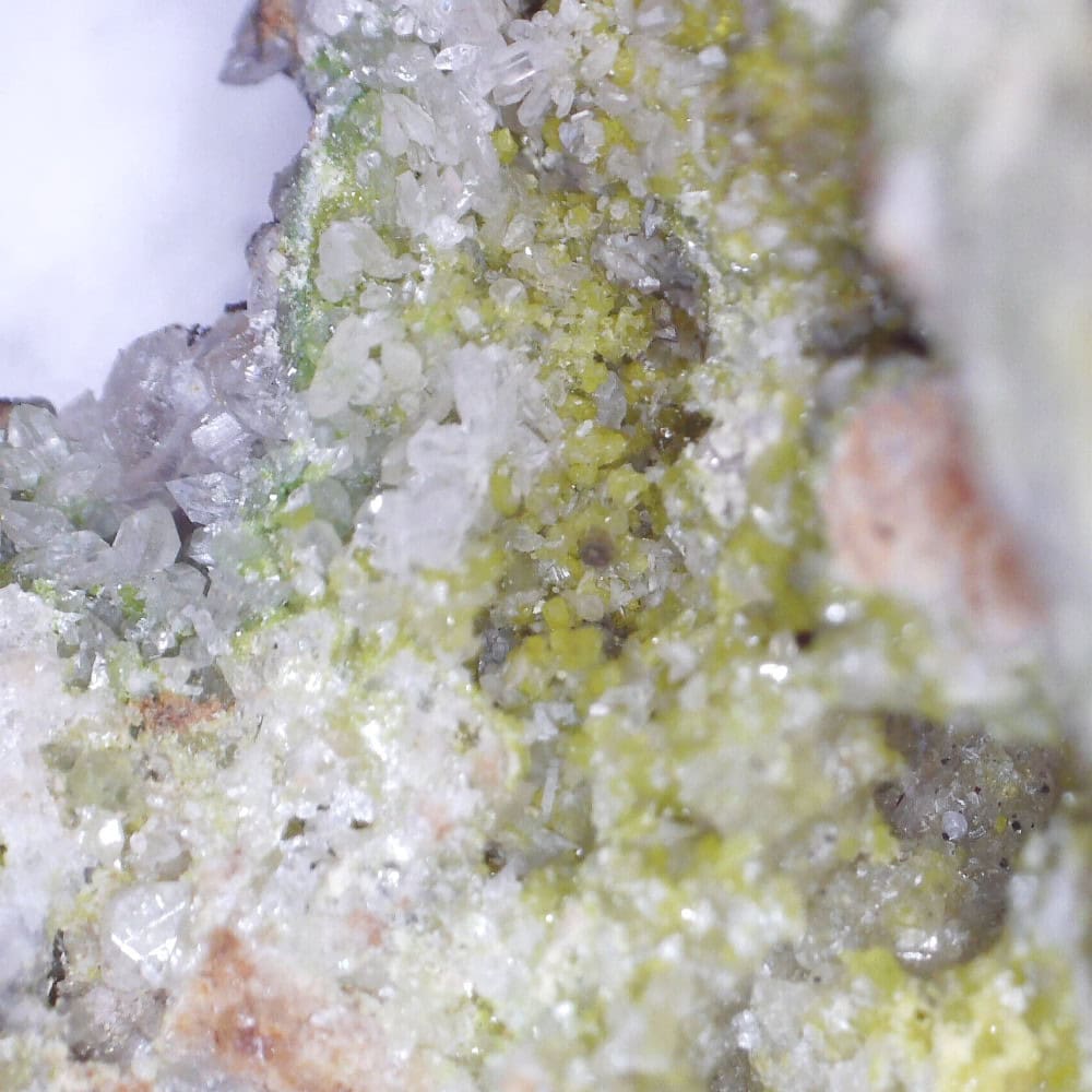 cerussite and pyromorphite from old glencrief mine, leadhills, scotland 20