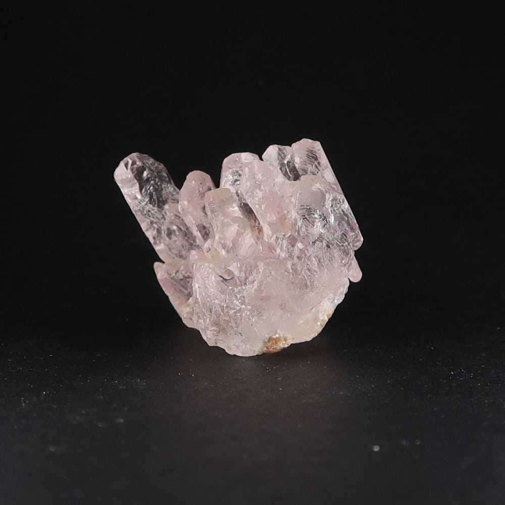 quartz (rose) from regal mine, araçuaí, minas gerais, brazil