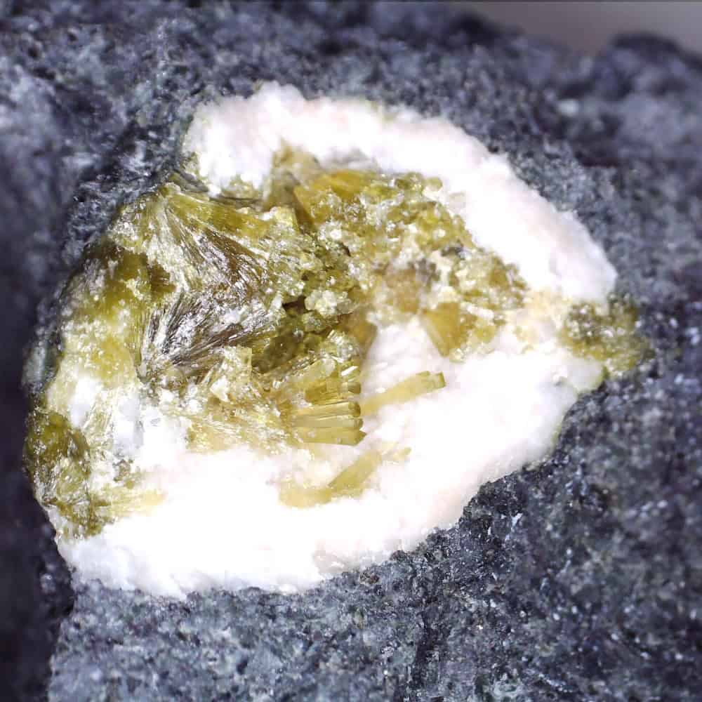 epidote from sligachan quarry, scotland