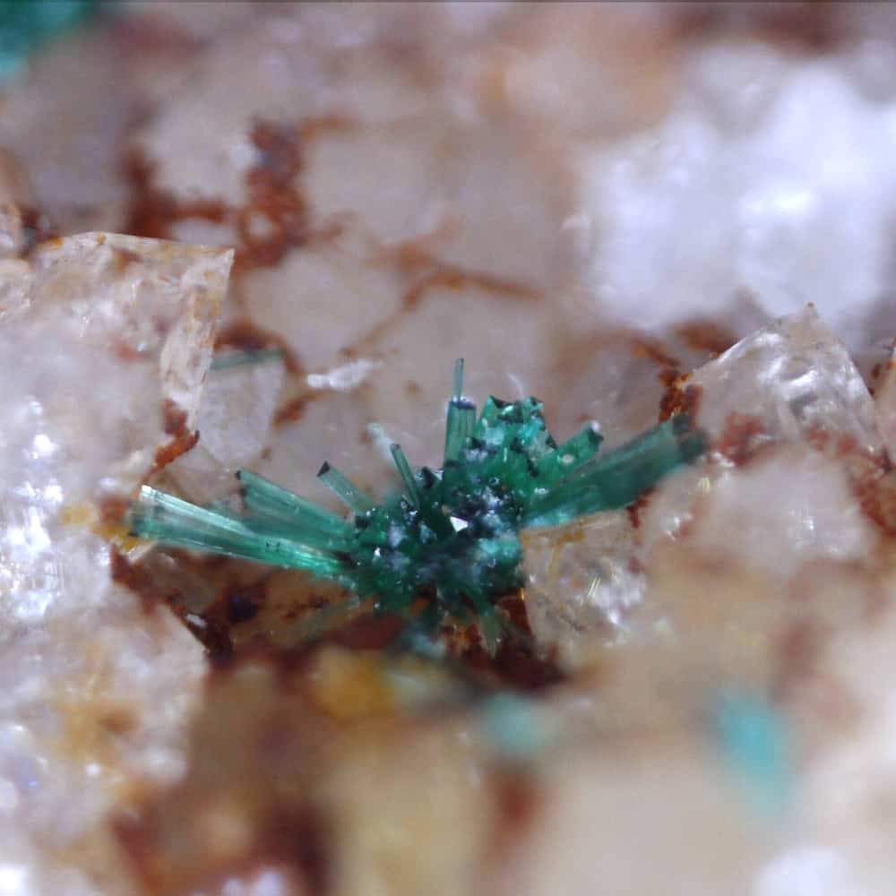 malachite from castor mine, germany