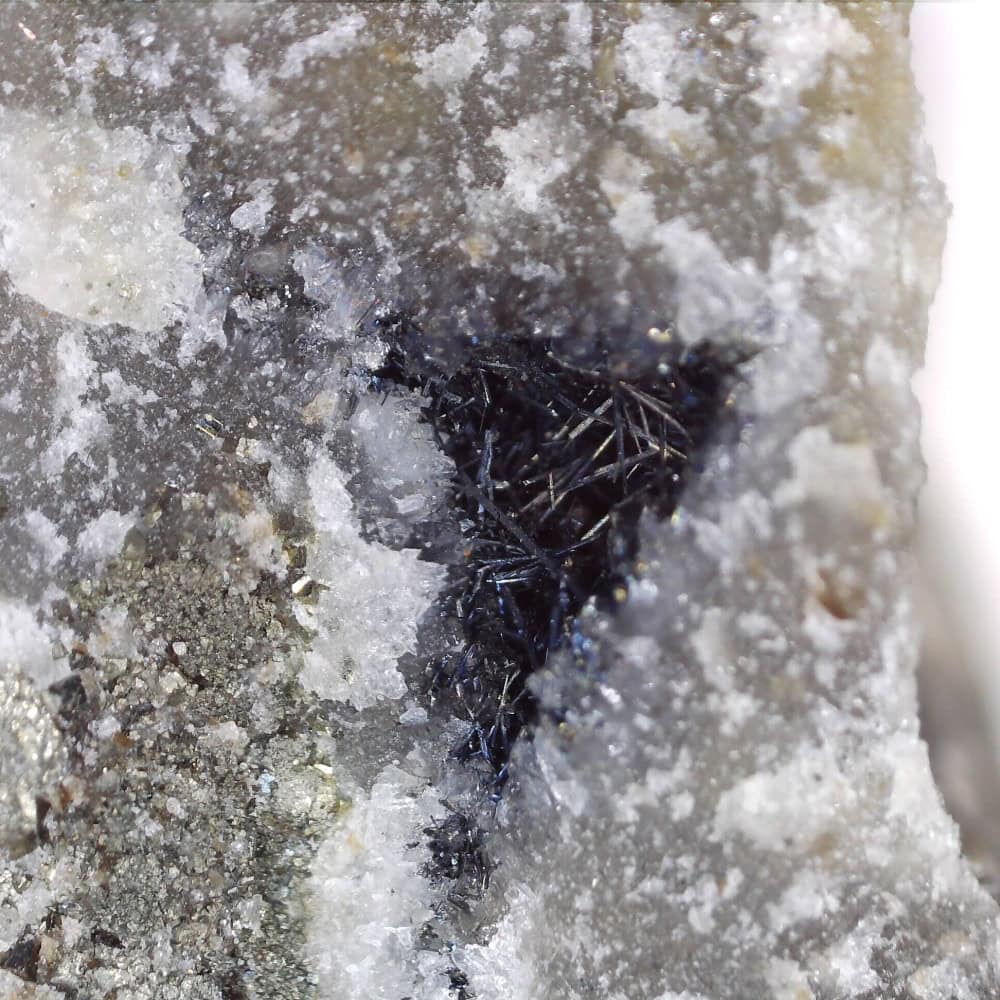 meta stibnite from gründenwald, germany