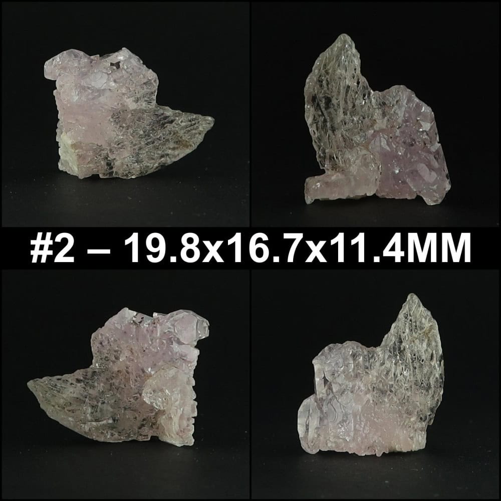 quartz (rose) from regal mine, brazil